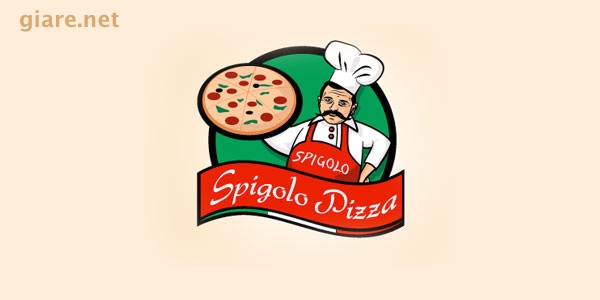 logo bánh pizza