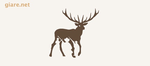 logo con hươu