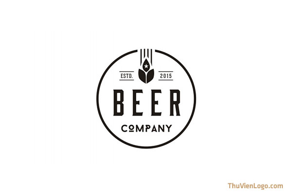 mẫu logo bia hơi đẹp