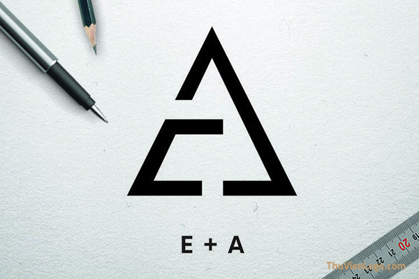 Mẫu Logo Chữ EA Đẹp