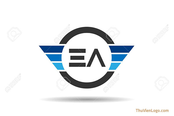Mẫu Logo Chữ EA Đẹp