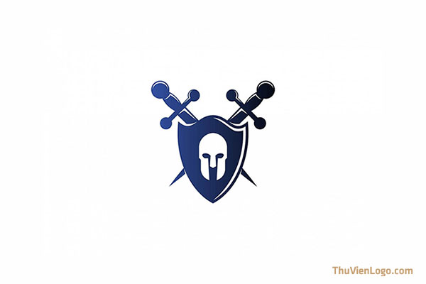 mẫu logo thanh kiếm đẹp