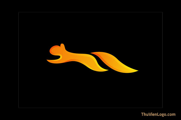 mẫu logo con sóc đẹp