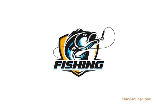 mẫu thiết kế logo câu cá đẹp