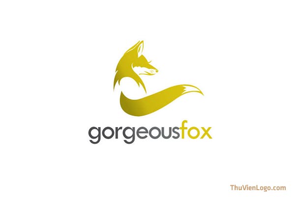 mẫu thiết kế logo hình con cáo đẹp