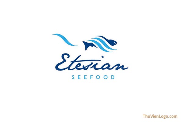 mẫu thiết kế logo hải sản đẹp